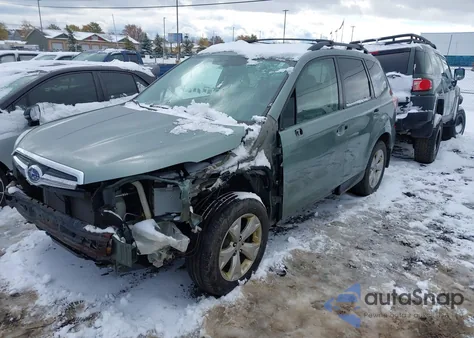 2015 Subaru Forester 2.5I Premium из США, поврежденный, VIN JF2SJADC2FH455735